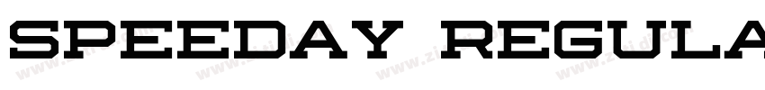 Speeday Regular字体转换